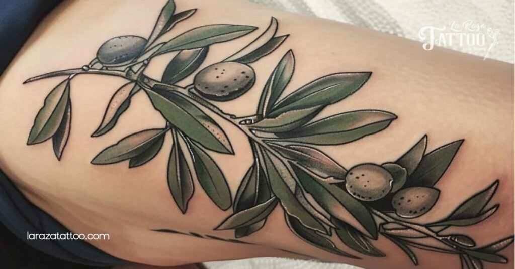 Abstract Olive Branch Tattoo Interpretations
