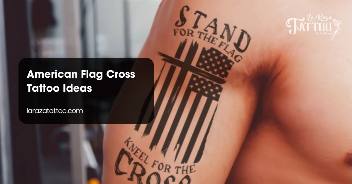 American Flag Cross Tattoo Ideas