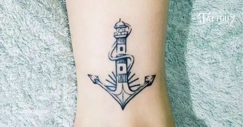 Discover the Meaning Behind Lighthouse Tattoos: Your Guide to Hope, Strength, and Style 7 Ankle Placement