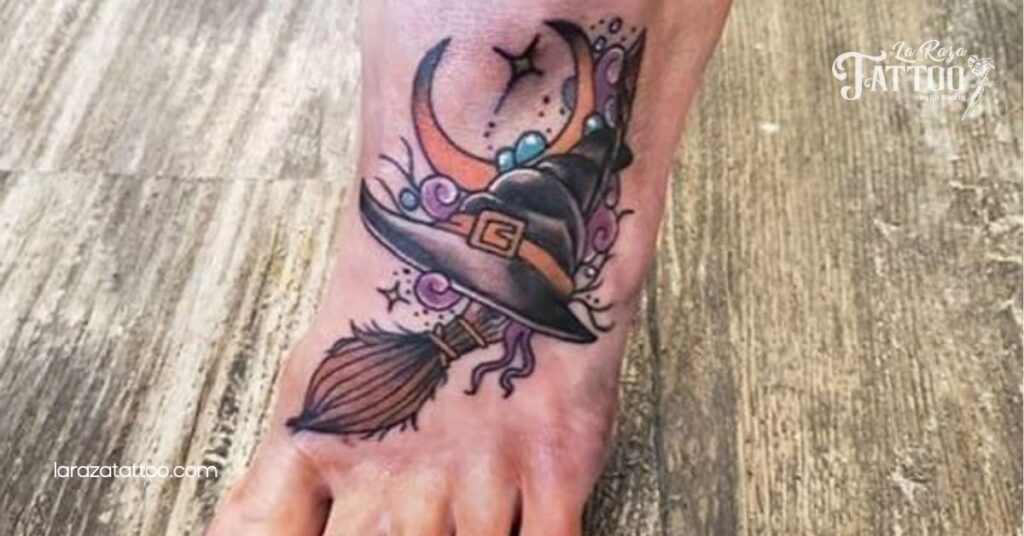 Unlock Your Spirit: Discover the Meaning Behind Witchy Tattoos and Their Mystical Designs 8 Ankle and Foot Tattoos