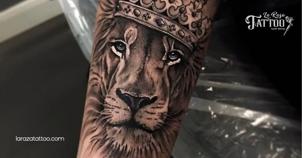 Roar with Strength: Discover Stunning Lion Tattoos and Their Powerful Meanings 10 Arm Placement