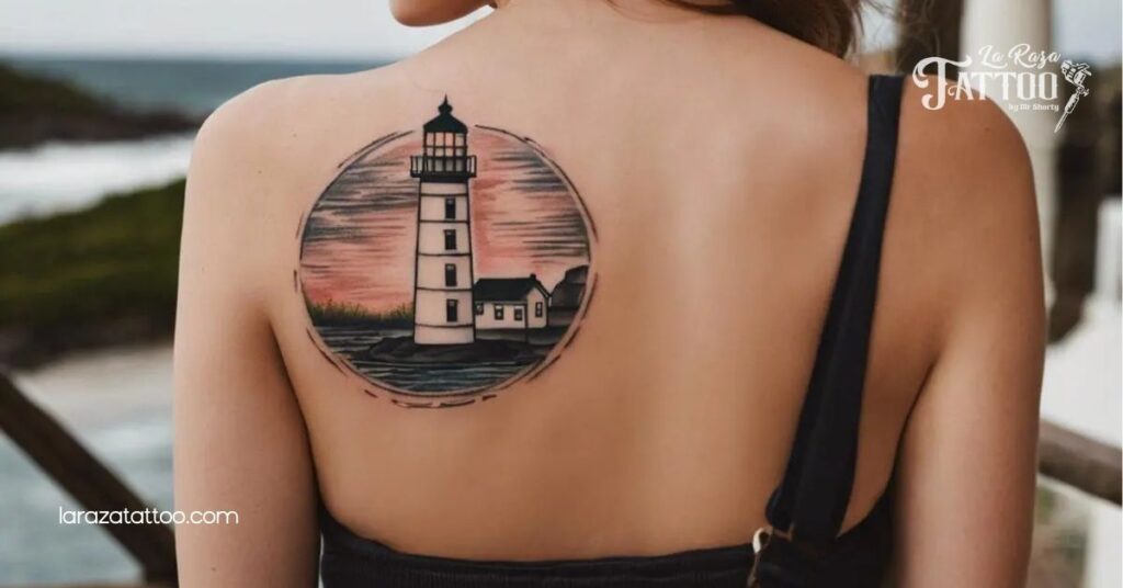 Discover the Meaning Behind Lighthouse Tattoos: Your Guide to Hope, Strength, and Style 6 Back Placement