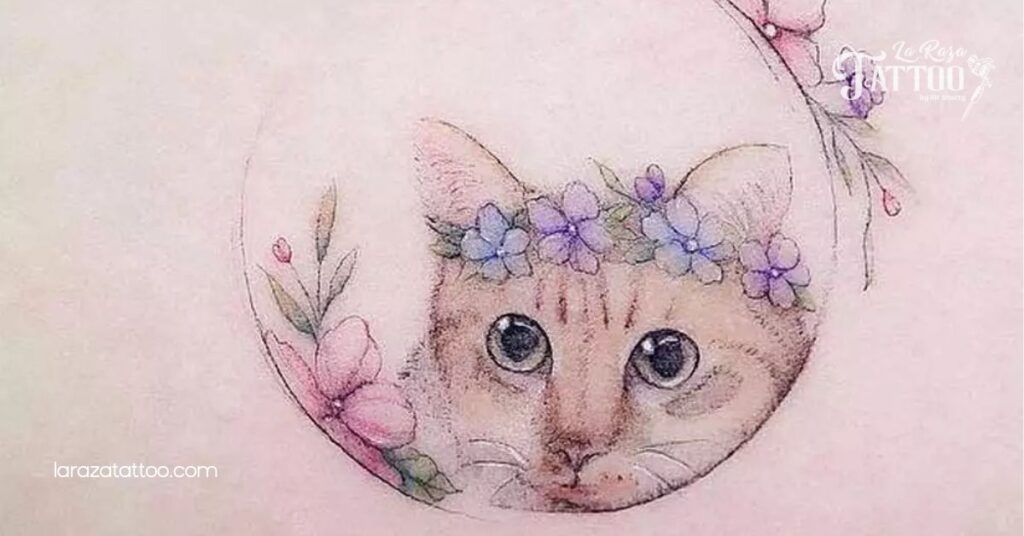 Discover the Beauty and Symbolism of Floral Cat Tattoos: A Unique Expression for Cat Lovers 9 Care and Maintenance of Floral Cat Tattoos