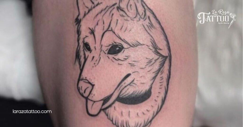 Discover the Meaning and Beauty Behind Husky Outline Tattoos: Your Ultimate Guide 9 Caring for Your Husky Outline Tattoos