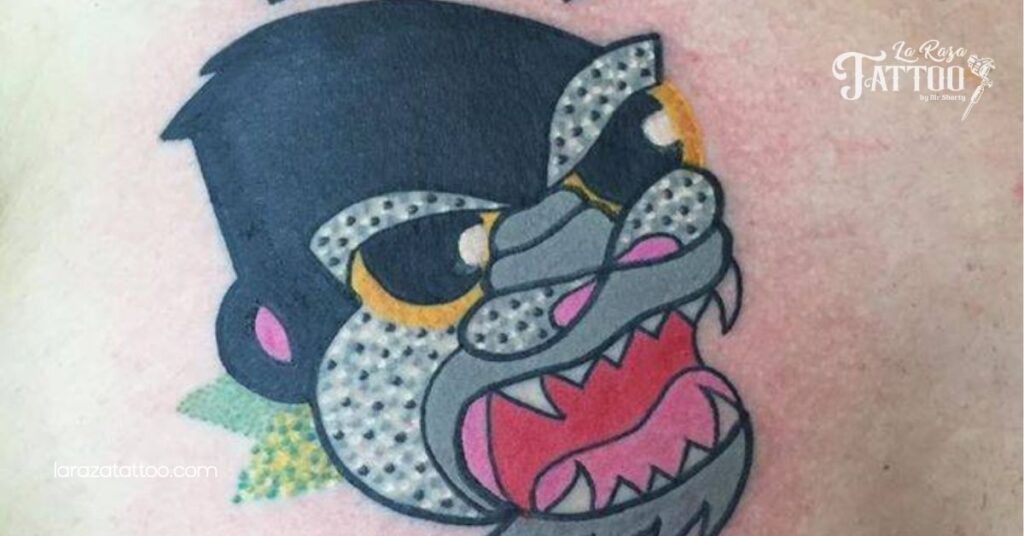 Discover the Meaning Behind Gorilla Tattoos: Strength, Style, and Stunning Designs 3 Cartoon style Gorilla Tattoos