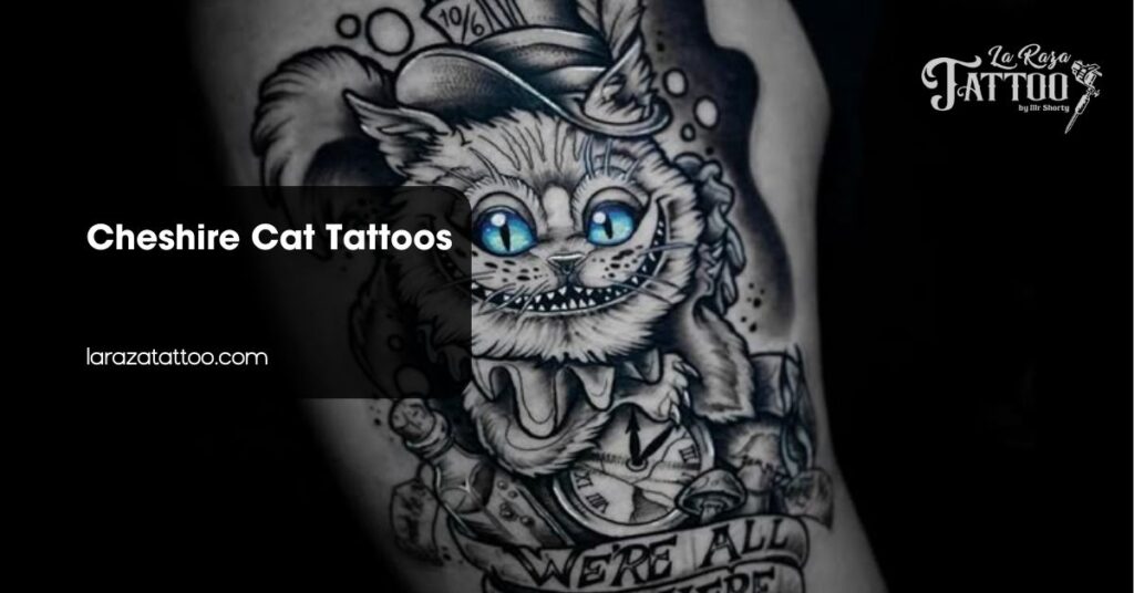 Cheshire Cat Tattoos