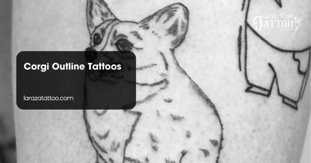 Corgi Outline Tattoos