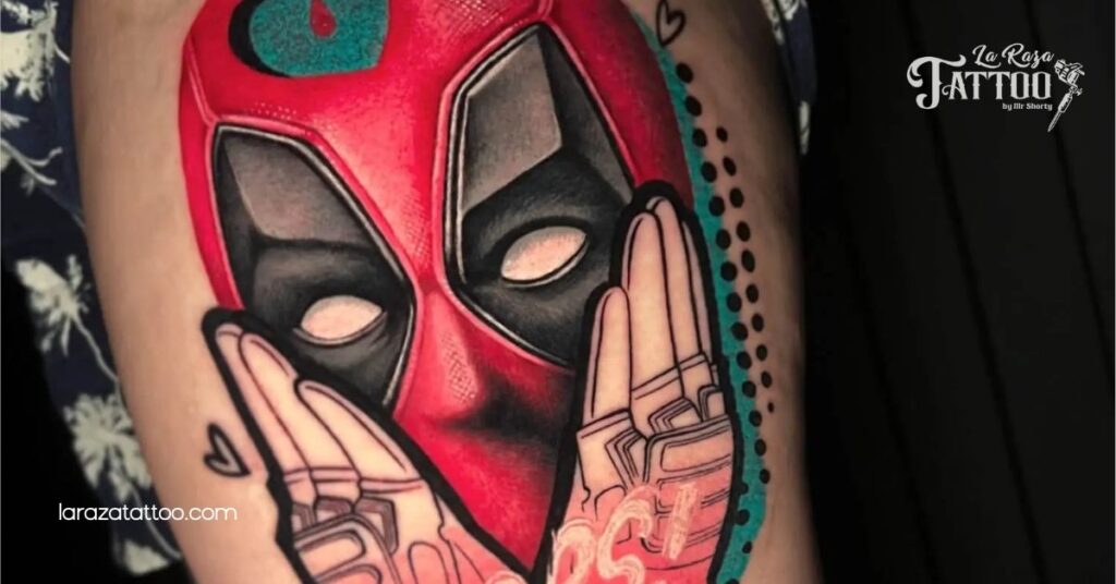 25 Cool Deadpool Tattoo Ideas to Showcase Your Fandom and Personality 1 Creative Deadpool Tattoo Ideas