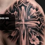 Cross Tattoos on Shoulder