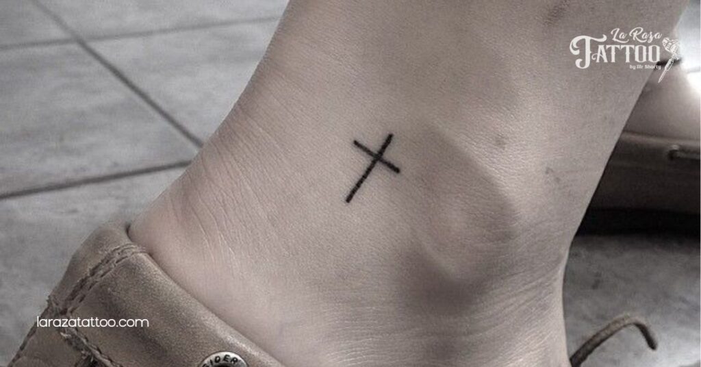 Meaningful Cross Tattoo Ideas: Designs That Reflect Your Faith and Personal Journey 9 Cross Tattoos on the Ankle