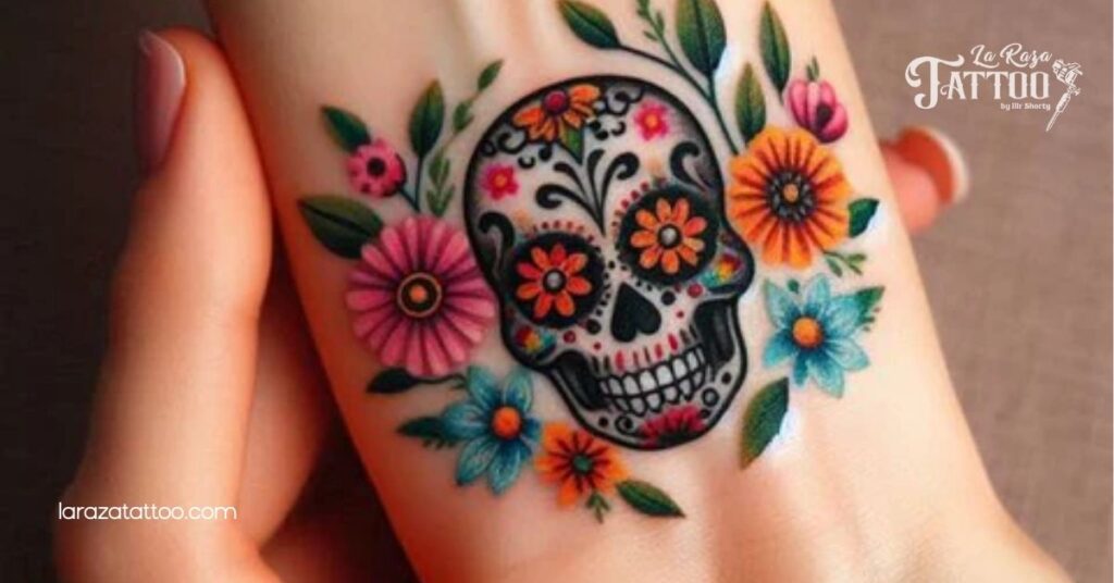Discover the Meaning Behind Sugar Skull Tattoos: A Celebration of Life and Culture 2 Cultural Significance of Sugar Skull Tattoos