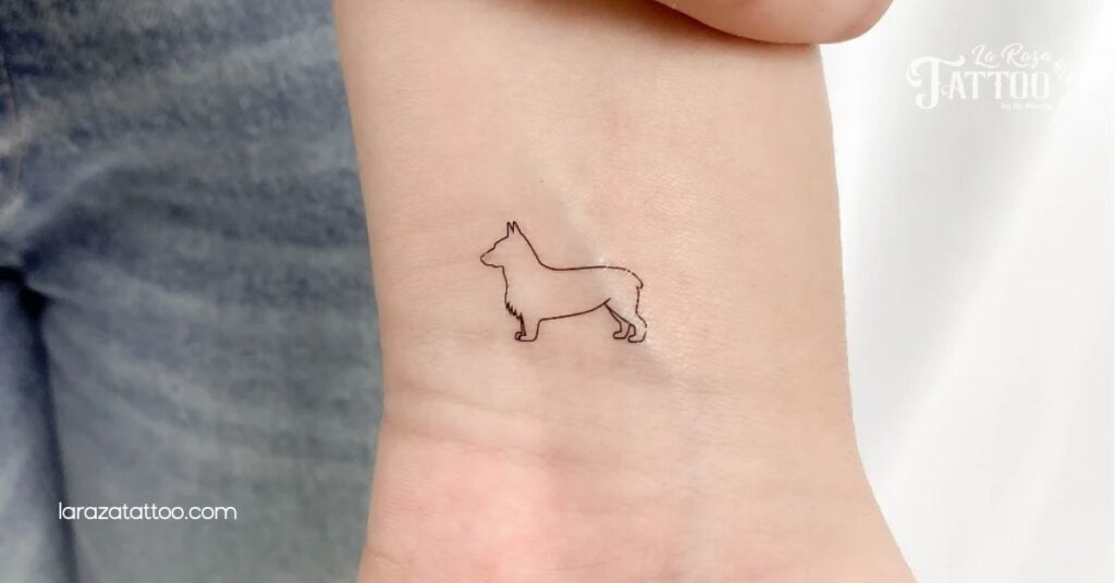 The Ultimate Guide to Corgi Outline Tattoos: Trendy Designs & Care Tips for Dog Lovers 2 Designing Corgi Outline Tattoos