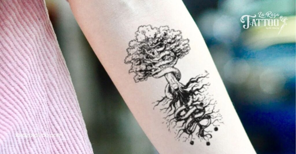 Unlocking Meaning: Why the 'As Above So Below' Tattoo Resonates with Seekers of Balance 4 Detailed As Above So Below Tattoo Designs