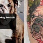 English Bulldog Portrait Tattoos
