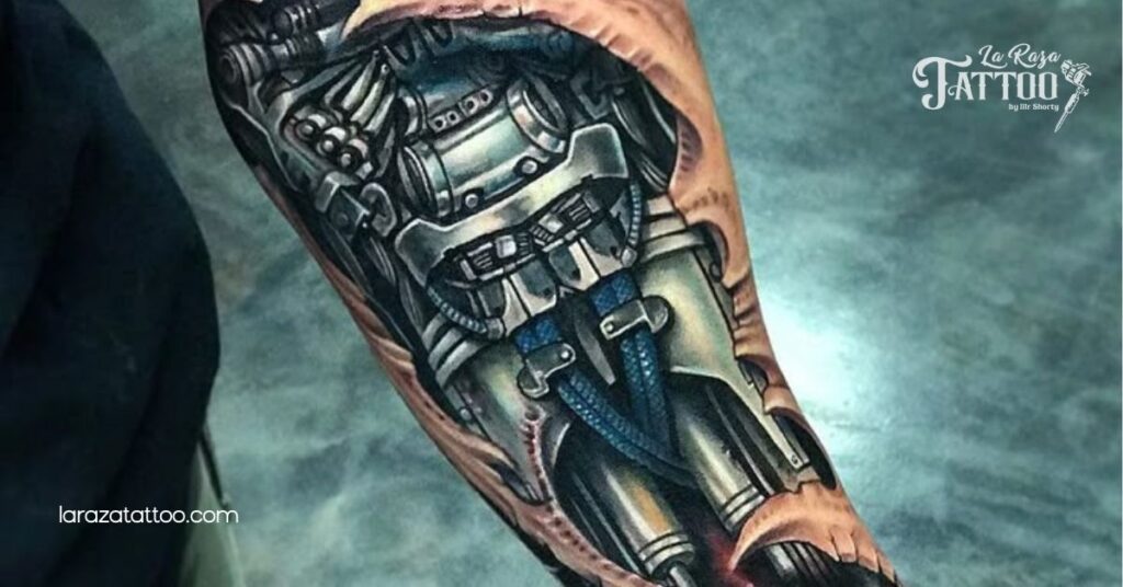 Unlock Your Unique Style: The Allure of Biomechanical Tattoos Explained 2 Features of Biomechanical Tattoos