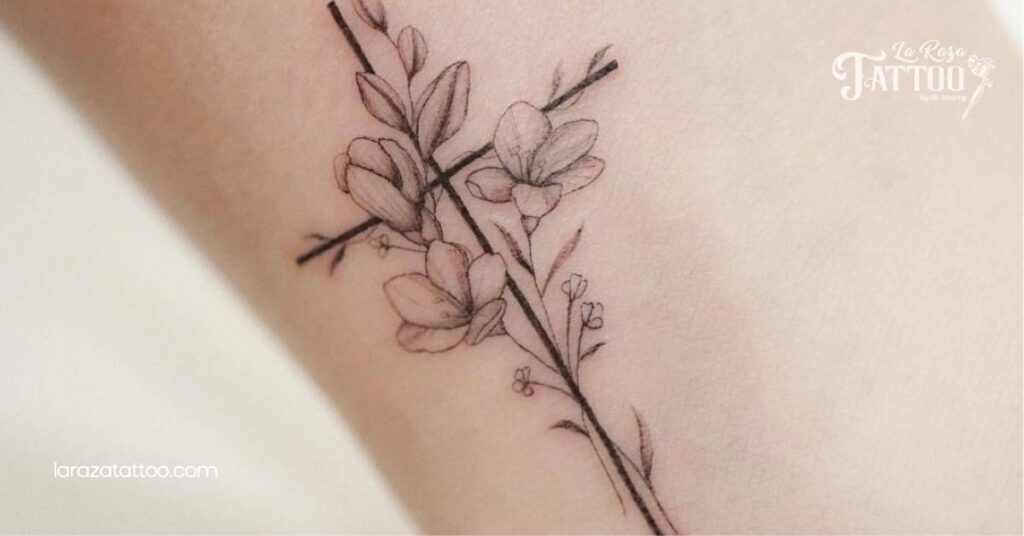 Meaningful Cross Tattoo Ideas: Designs That Reflect Your Faith and Personal Journey 4 Floral Cross Tattoo Inspirations