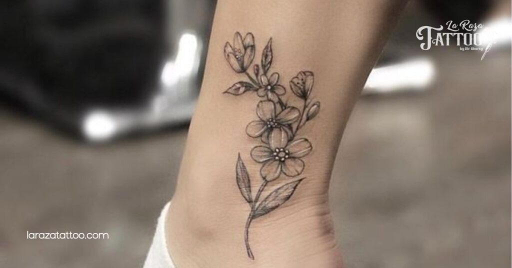 Discover the Best Ankle Tattoo Ideas for Women: Styles, Care Tips, and Inspiration 2 Floral Designs