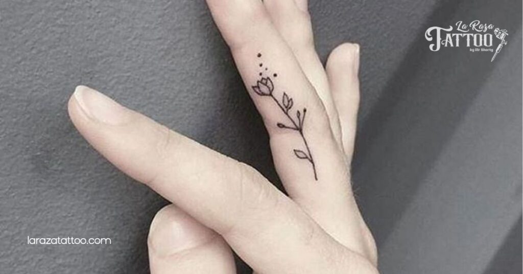 Exploring Finger Tattoos: Unique Designs, Meanings, and Tips for Your Perfect Ink 3 Floral Finger Tattoos