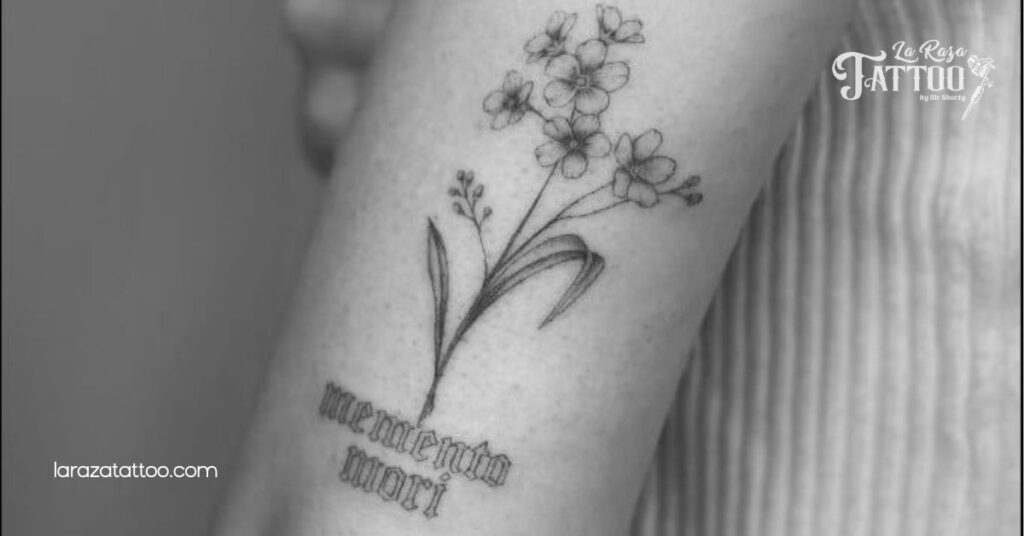 Embrace Life: The Deep Meaning Behind Memento Mori Tattoos and Why You Need One 4 Floral Memento Mori Tattoos