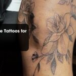 Flower Knee Tattoos for Women
