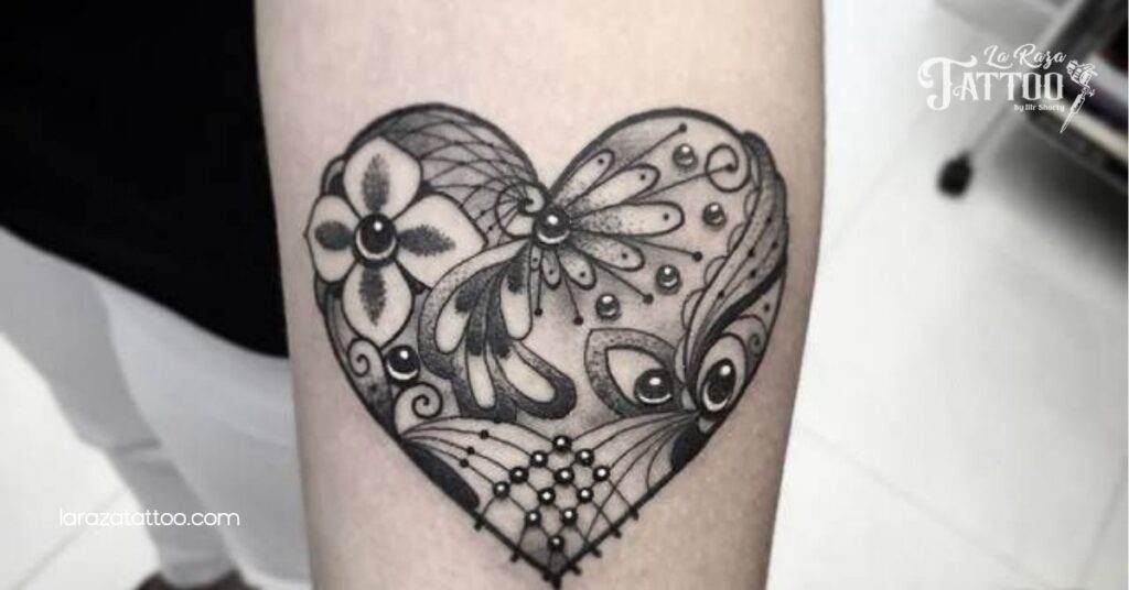 Forearm Heart Tattoos