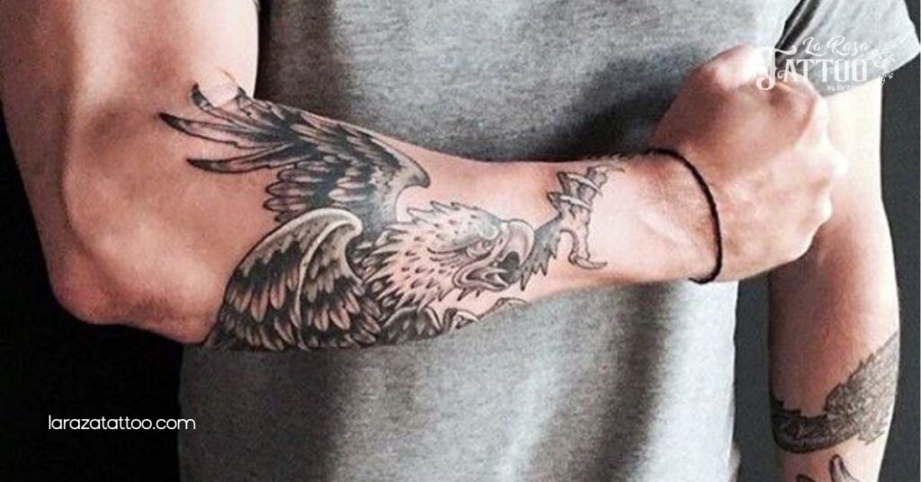 Discover the Meaning and Stunning Designs of Small Eagle Tattoos: Your Ultimate Guide 6 Forearm Placement