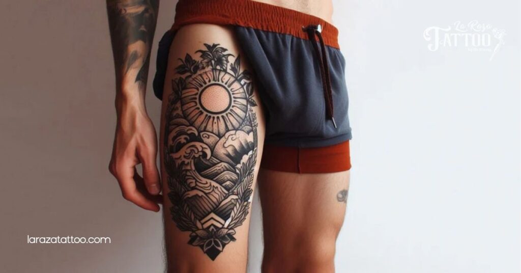 Bold Thigh Tattoos for Men: Discover Inspiring Designs and Trends You’ll Love 9 Full Sleeve to Thigh Tattoo Connections