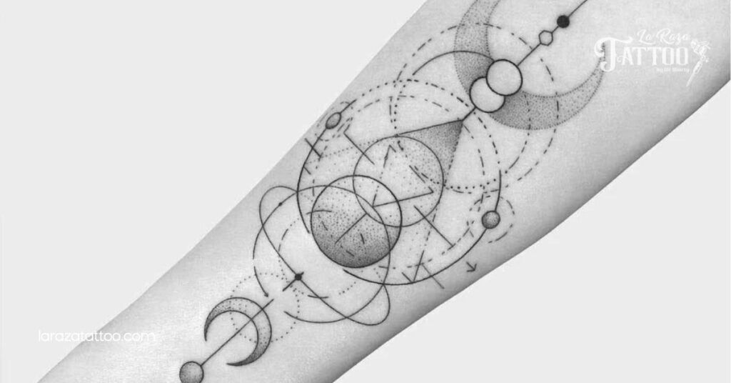 Unlock Your Inner Self: The Transformative Power of Spiritual Tattoos Explained 4 Geometric Spiritual Tattoo Designs