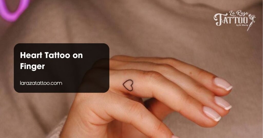 Heart Tattoo on Finger