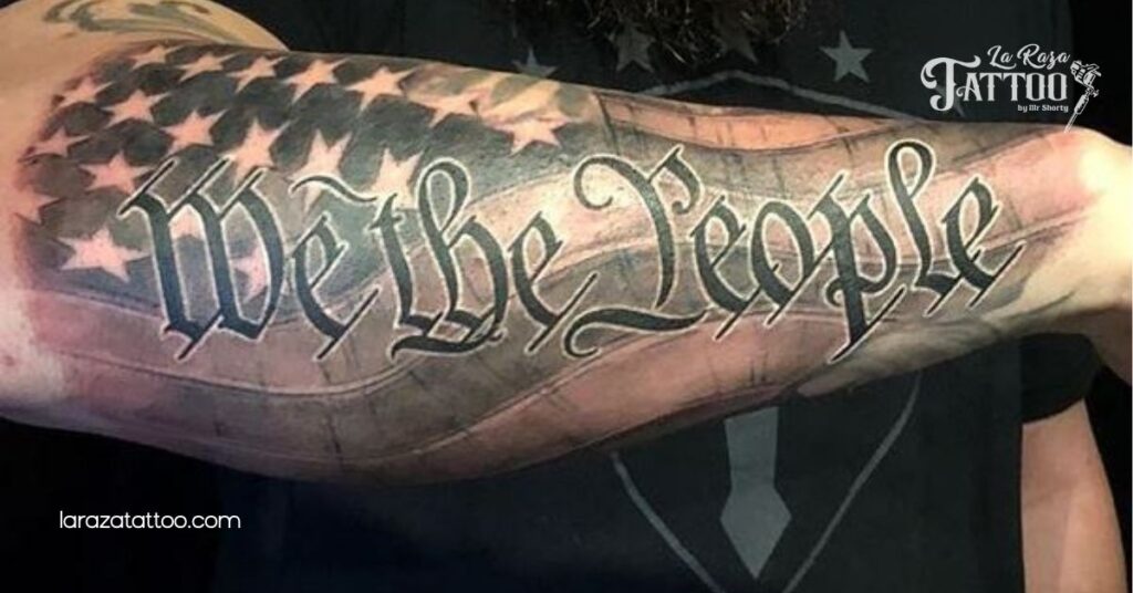 Discover the Meaning Behind the 'We the People' Tattoo: A Symbol of Unity and Patriotism 1 Historical Significance of the Phrase