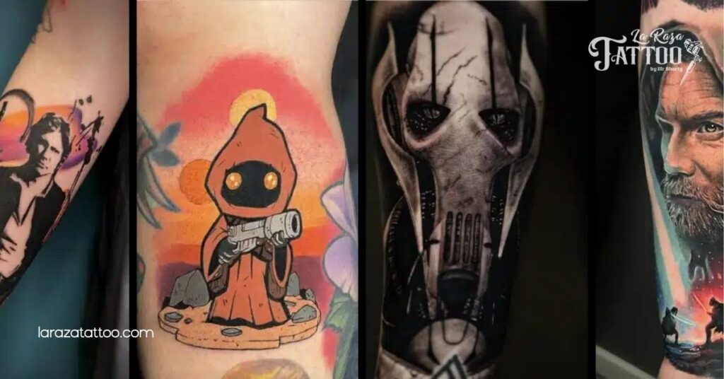 Discover the Best Star Wars Tattoo Ideas to Showcase Your Galactic Passion 4 Iconic Star Wars Heroes