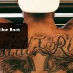 Lewis Hamilton Back Tattoo