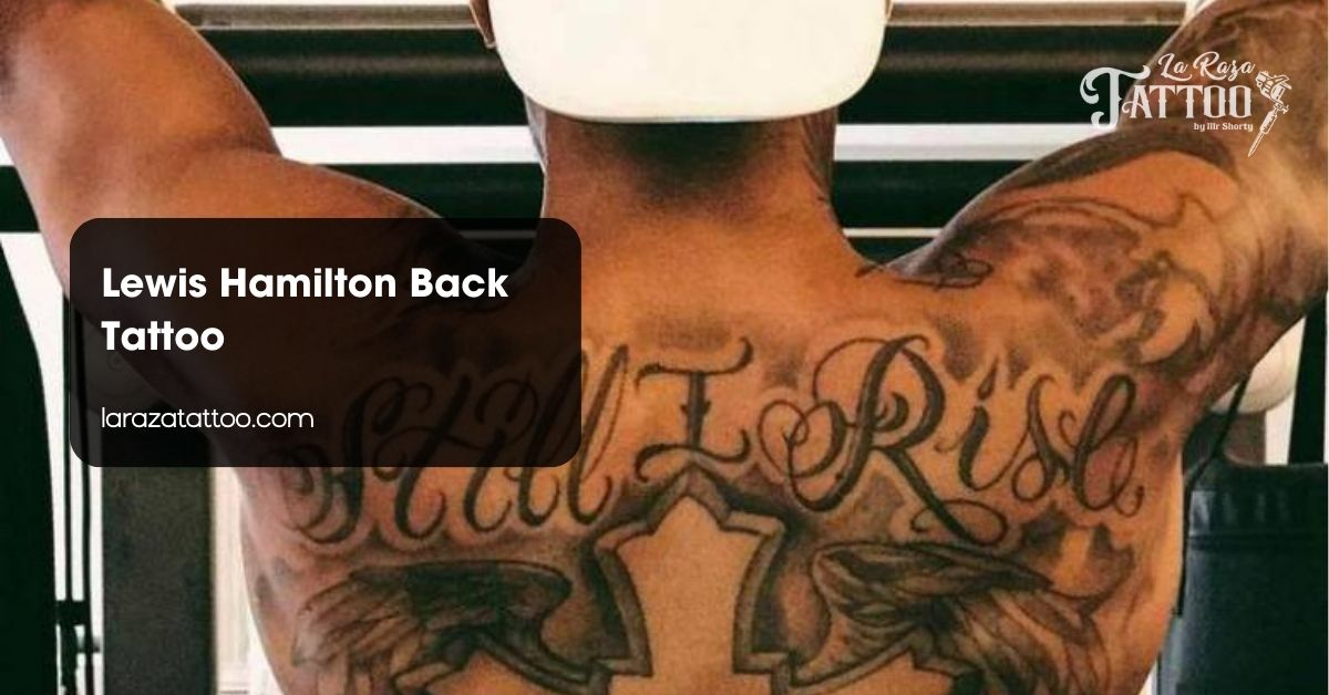 Lewis Hamilton Back Tattoo
