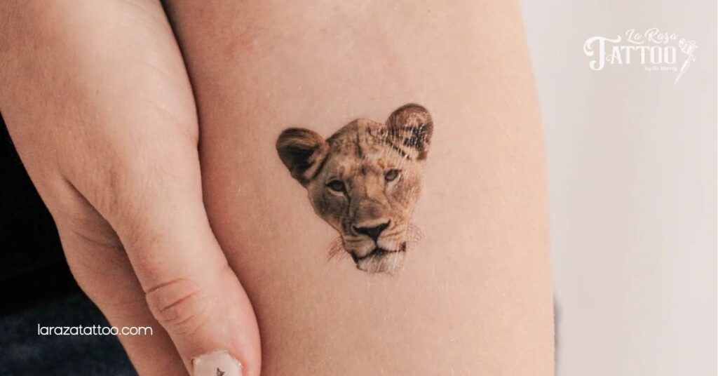 Roar with Strength: Discover Stunning Lion Tattoos and Their Powerful Meanings 8 Lioness Tattoos
