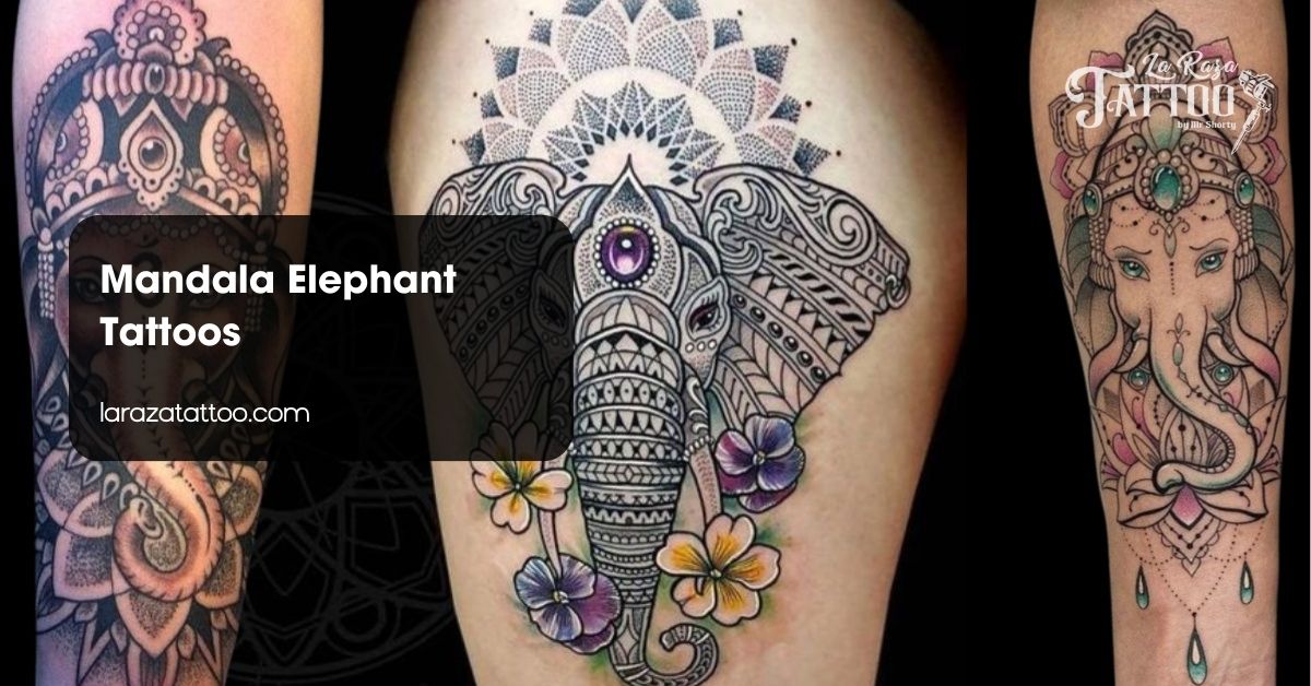 Mandala Elephant Tattoos