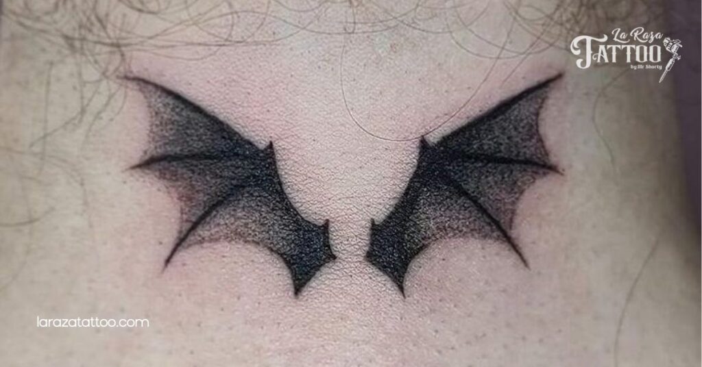 Discover the Fascinating World of Bat Tattoos: Symbolism, Styles, and Personal Meanings 2 Minimalist Bat Tattoo Ideas