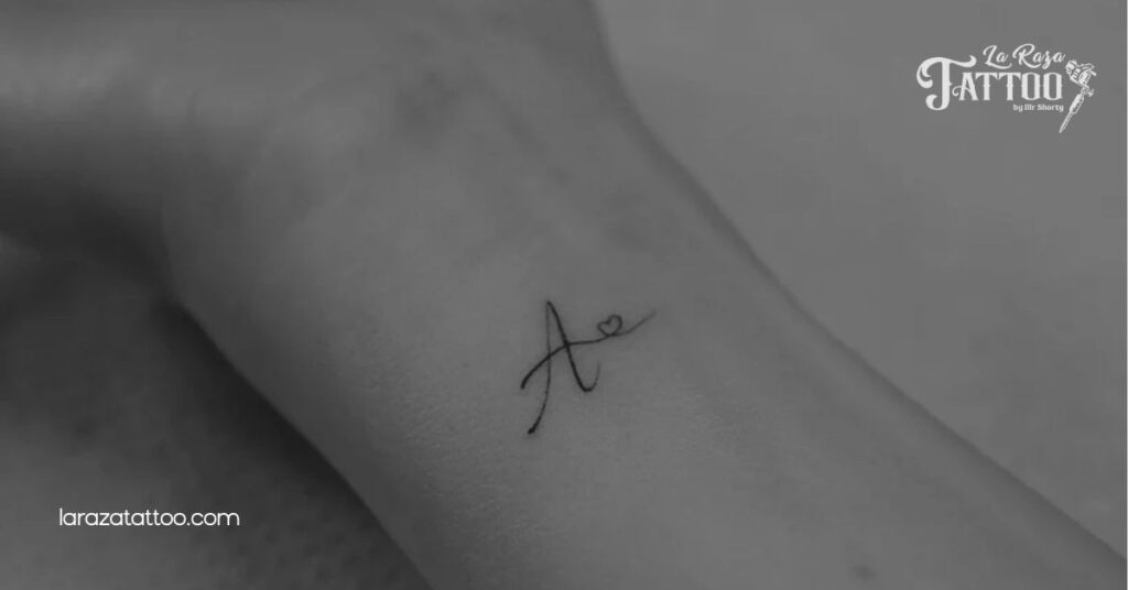 Why Your First Initial Tattoo Could Be the Most Meaningful Decision You Make 4 Minimalist Designs