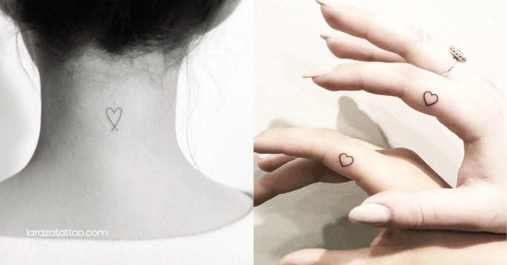 Minimalist Heart Tattoos