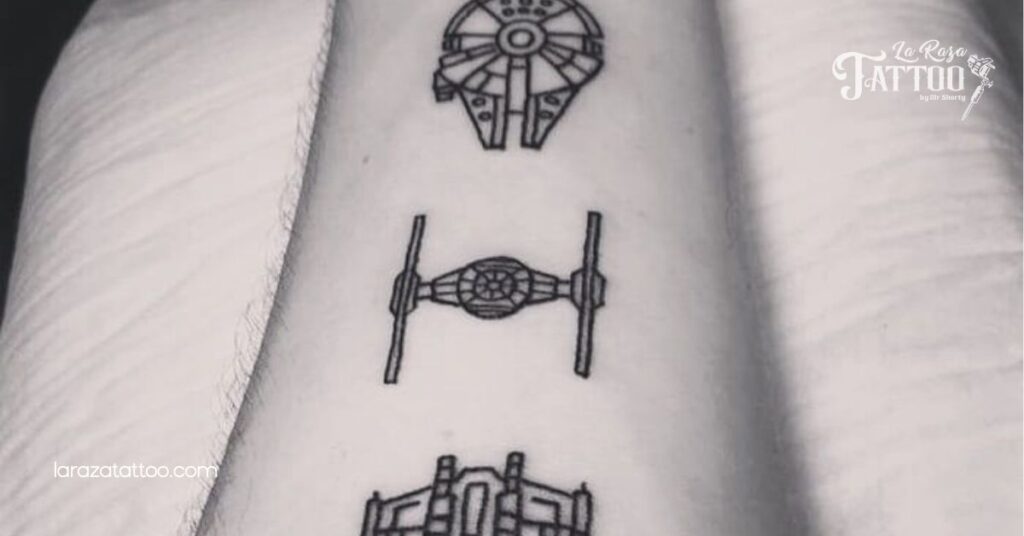 Discover the Best Star Wars Tattoo Ideas to Showcase Your Galactic Passion 2 Minimalist Star Wars Tattoo Ideas