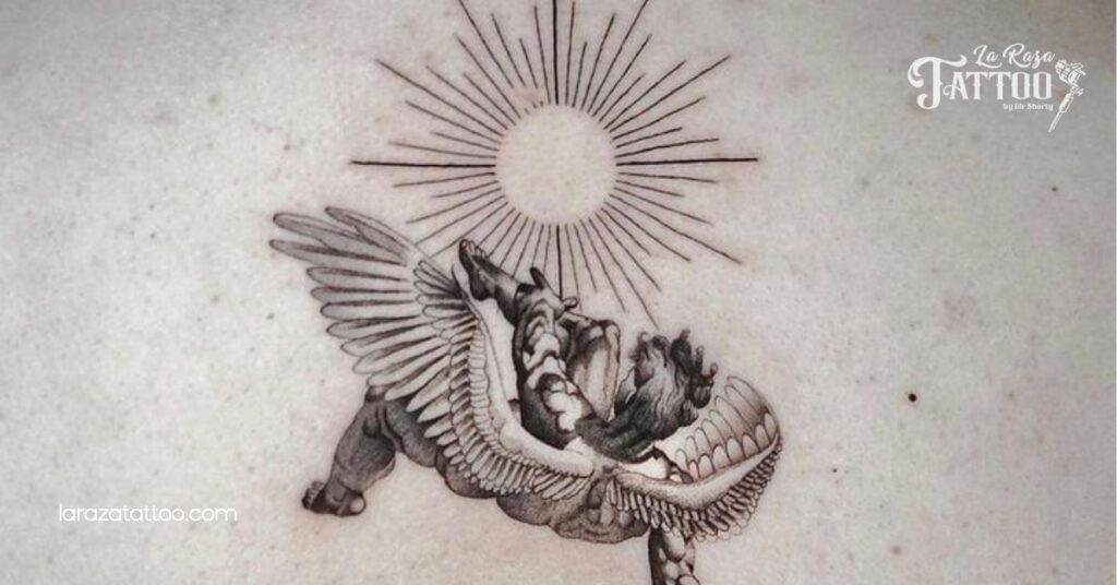 10 Inspiring Icarus Tattoo Designs That Celebrate Ambition and Freedom 3 Modern Interpretations of Icarus Tattoos