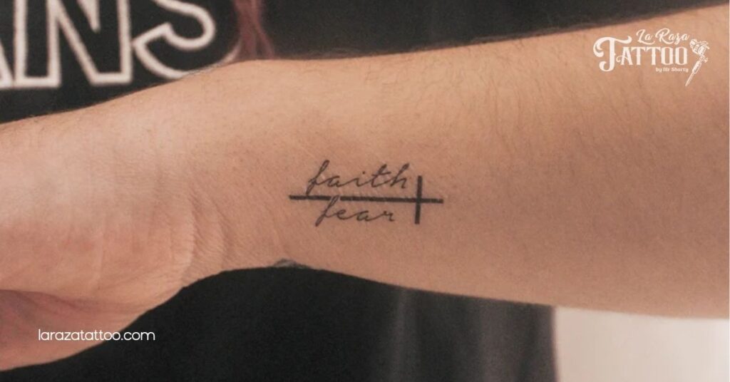 Embrace Courage: The Meaning and Inspiration Behind the Faith Over Fear Tattoo 3 Overcoming Fear Through Expression