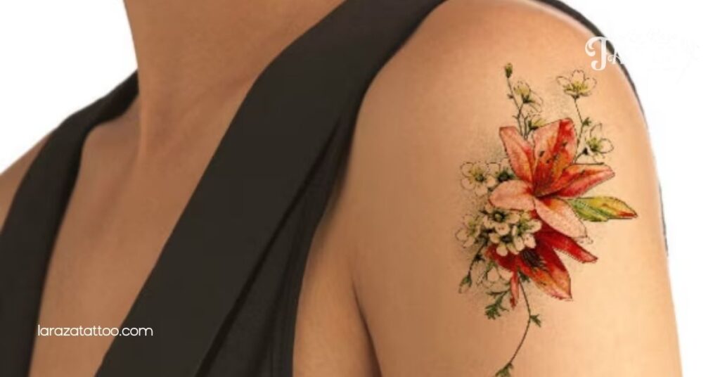 Discover the Meaning and Beauty of Tiger Lily Tattoos: A Unique Expression of Strength 4 Placement Options for Tiger Lily Tattoos