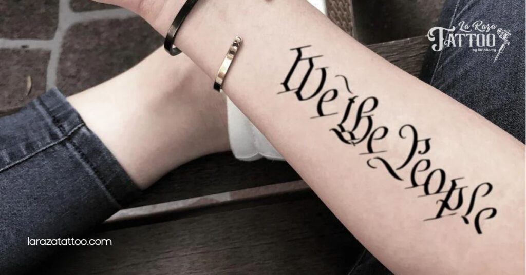 Discover the Meaning Behind the 'We the People' Tattoo: A Symbol of Unity and Patriotism 3 Popular Styles and Techniques