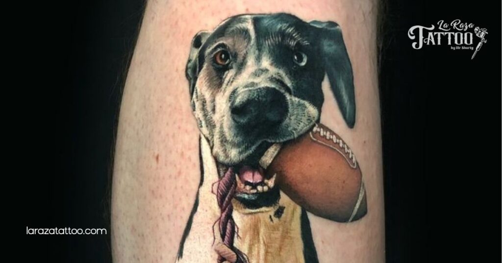 Stunning Realistic Great Dane Tattoos: A Unique Way to Celebrate Your Beloved Companion 5 Popular Themes in Realistic Great Dane Tattoos