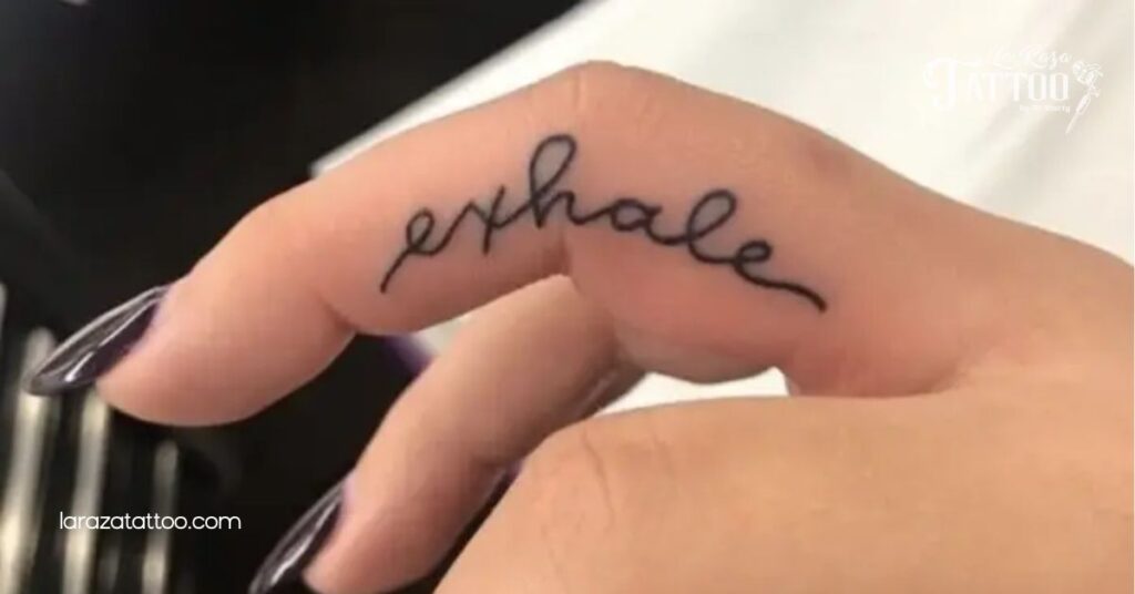Exploring Finger Tattoos: Unique Designs, Meanings, and Tips for Your Perfect Ink 5 Quote or Word Finger Tattoos