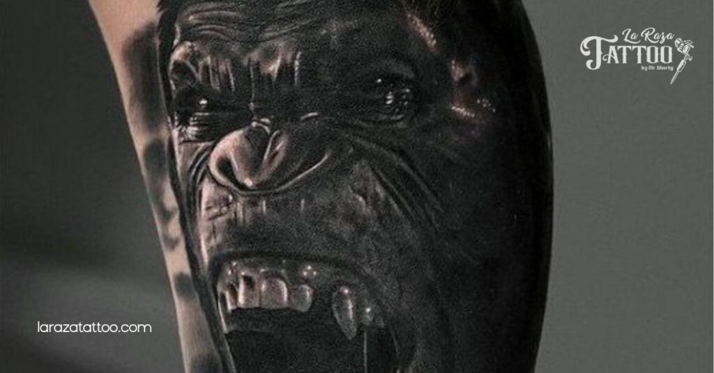 Discover the Meaning Behind Gorilla Tattoos: Strength, Style, and Stunning Designs 2 Realistic Gorilla Tattoos