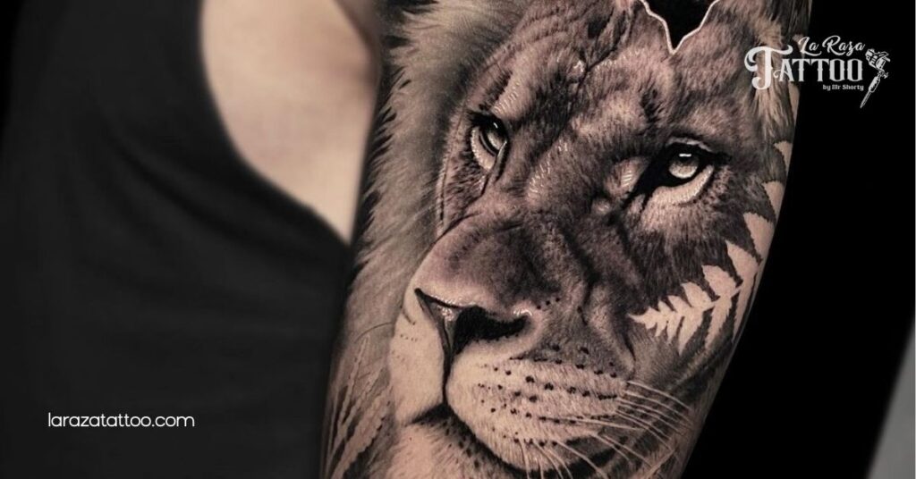 Roar with Strength: Discover Stunning Lion Tattoos and Their Powerful Meanings 1 Realistic Lion Tattoos