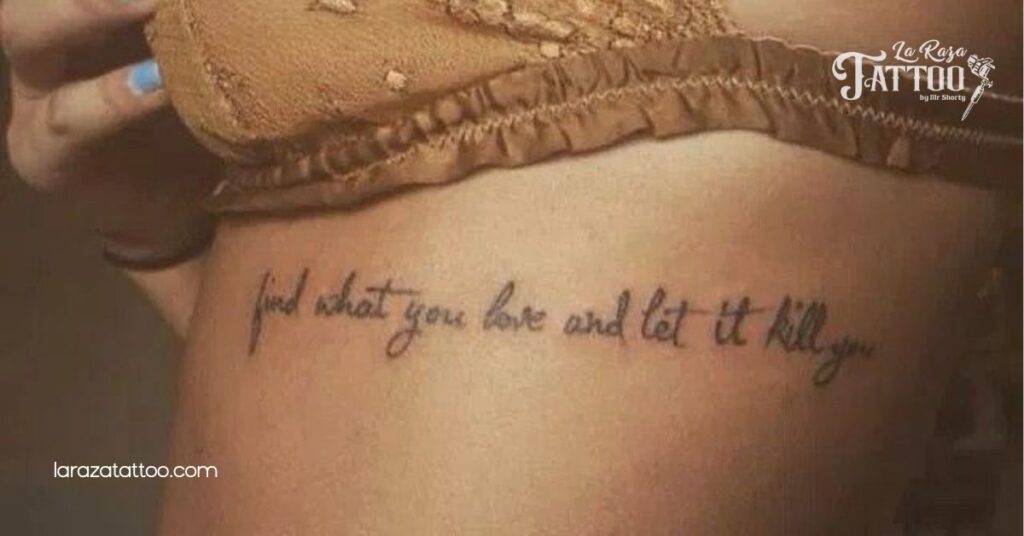 The Ultimate Guide to Placing Quote Tattoos: Find Your Perfect Spot for Meaningful Ink 6 Ribs for Personal Significance