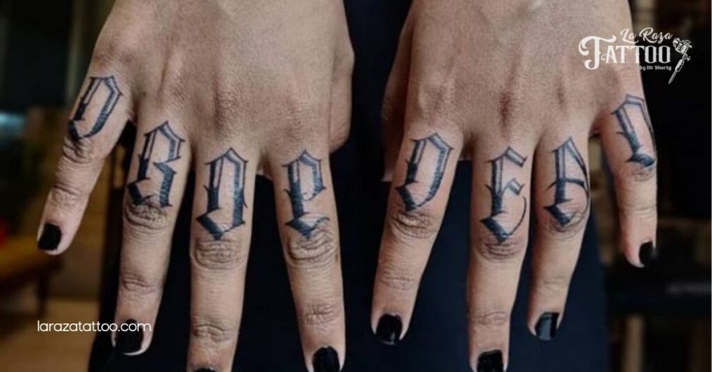 Unlock Your Style: The Ultimate Guide to Finger Tattoos for Men 4 Script and Word Tattoos