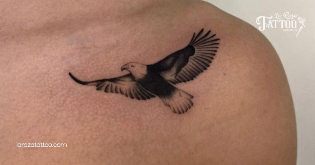 Discover the Meaning and Stunning Designs of Small Eagle Tattoos: Your Ultimate Guide 8 Shoulder Placement